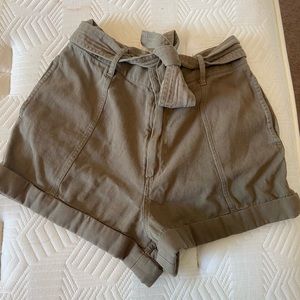 Billabong olive green shorts.